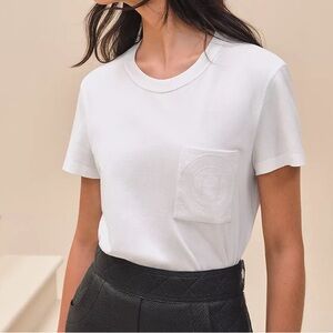 Brand new Hermes’ embroidered pocket tshirt size 34